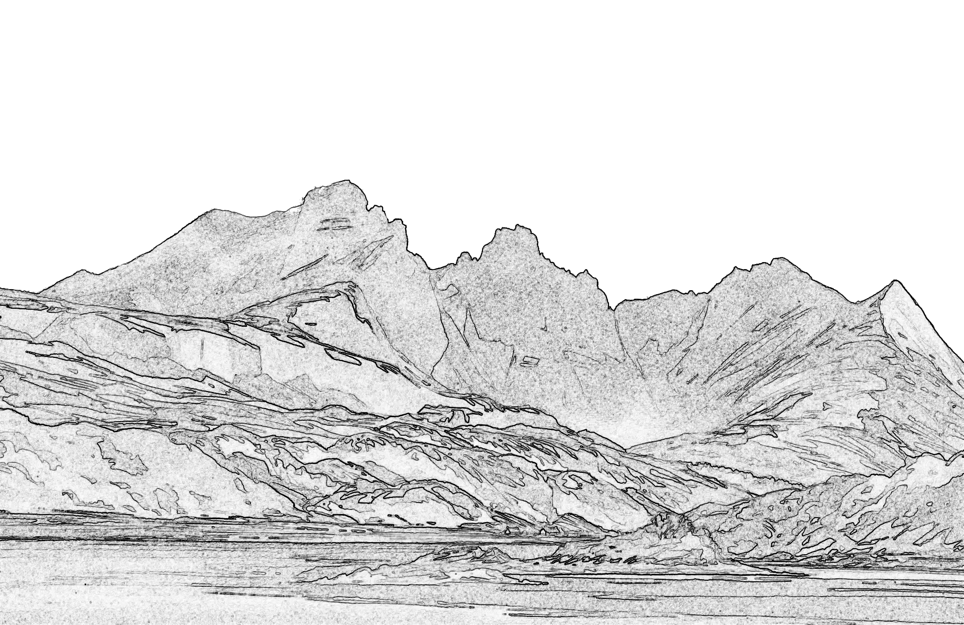 Skye mountain Blaven